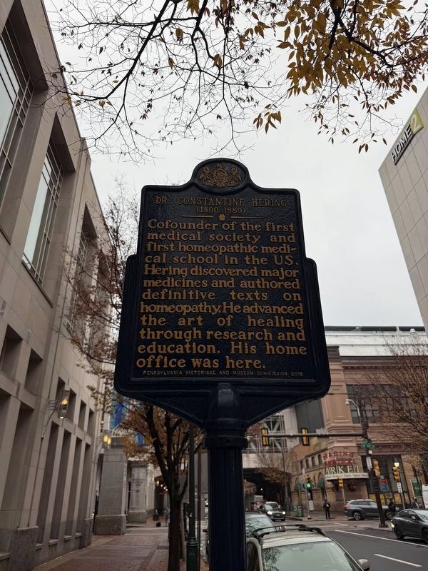 Dr. Constantine Hering Marker. Click for full size. Dr. Constantine Hering Marker image. Click for full size.