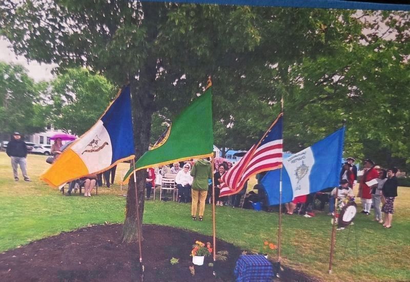 Dedication of the Honoring and Remembering Marker. Click for full size. Dedication of the Honoring and Remembering Marker image. Click for full size.