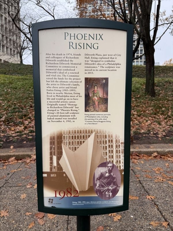 Phoenix Rising side of the marker image. Click for full size.