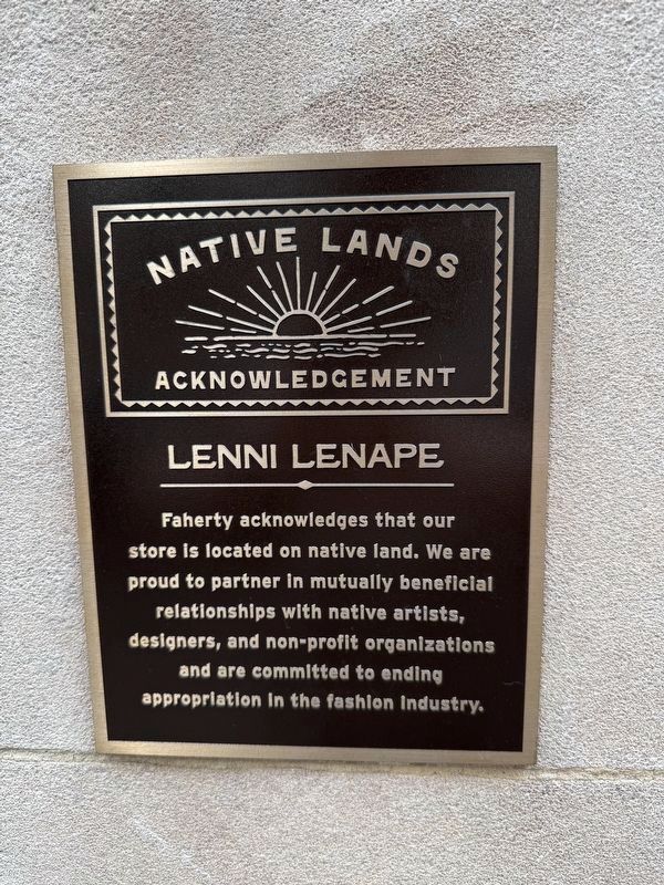 Lenni Lenape Marker image. Click for full size.