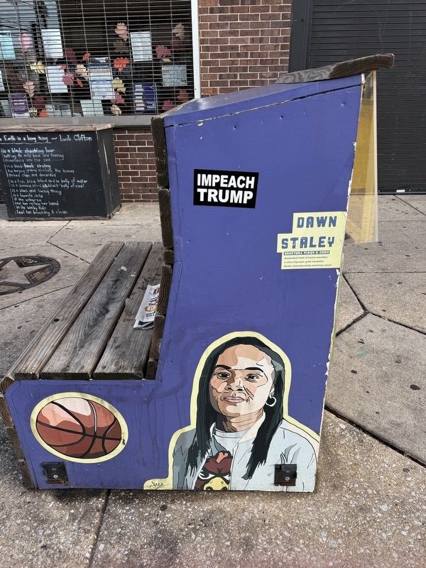 Dawn Staley side of the marker image. Click for full size.