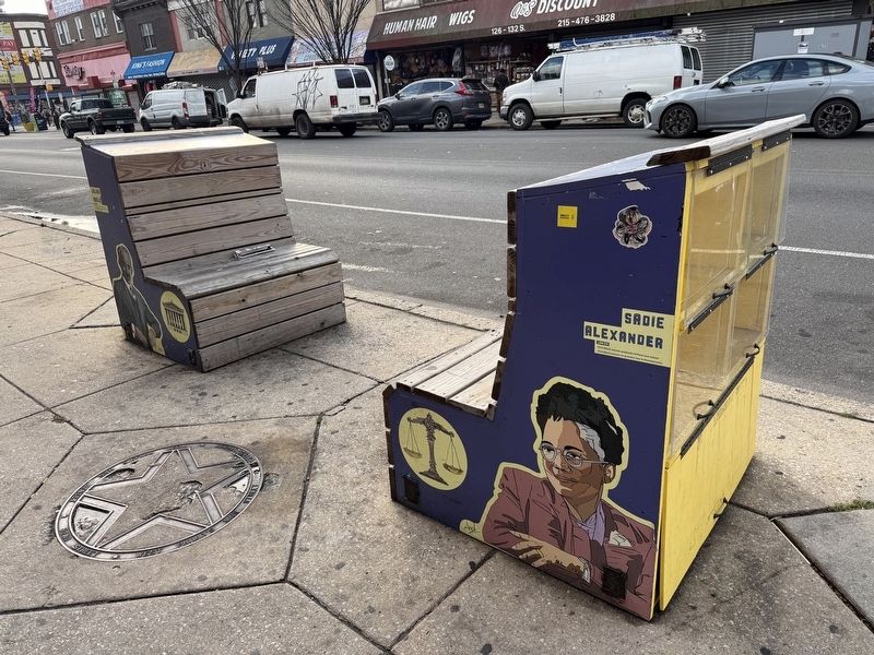 Julian Abele / Dawn Staley Marker on the left image. Click for full size.