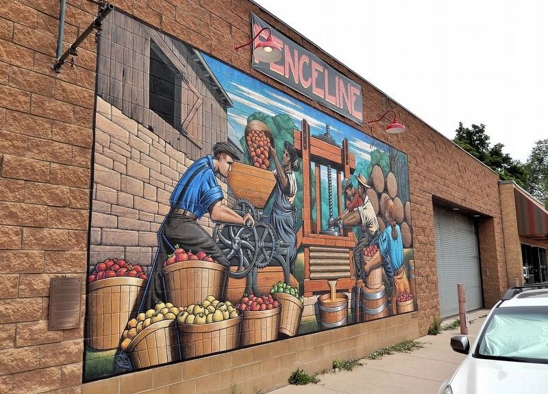 "Hard Pressed" Marker & Mural image. Click for full size.