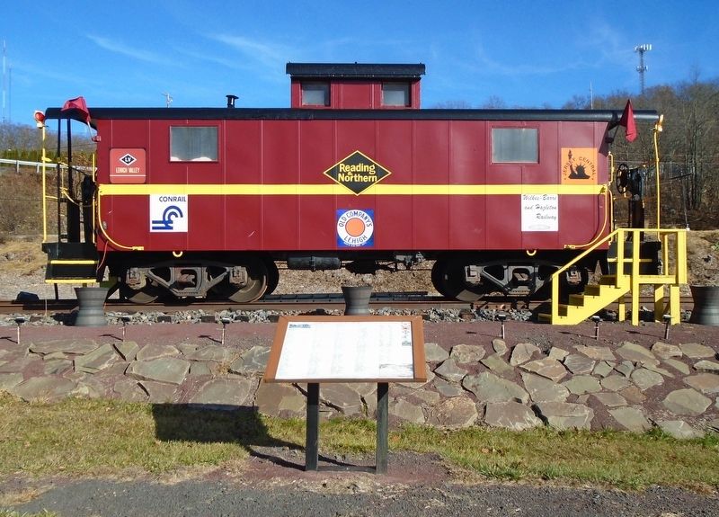 The Railroaders of [the] Mountain Top Area Marker image. Click for full size.