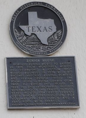 Zuniga House Marker image. Click for full size.