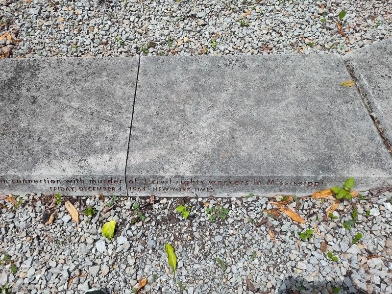 Freedom Summer '64 Memorial image. Click for full size.