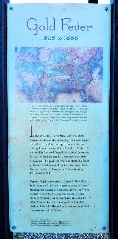 Gold Fever Marker. Click for full size. Gold Fever Marker image. Click for full size.