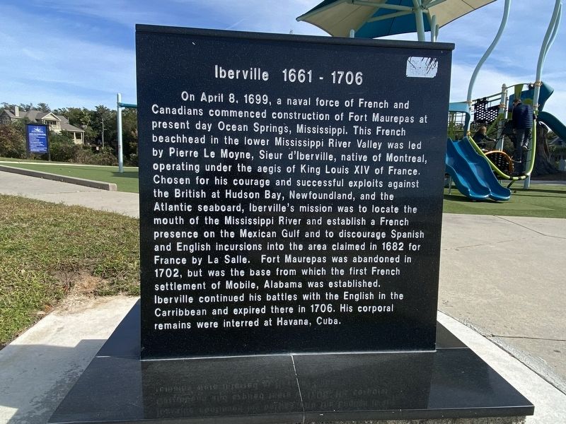 Iberville  side of marker image. Click for full size.