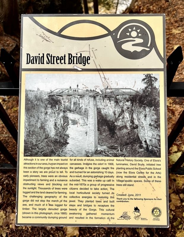 David Street Bridge Marker image. Click for full size.