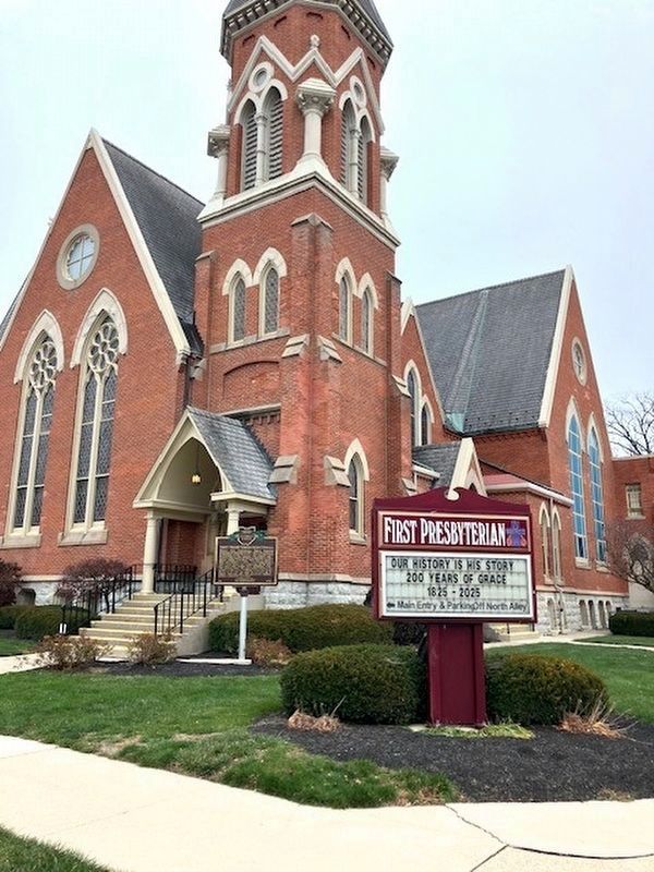 First Presbyterian Bicentennial Marker image. Click for full size.