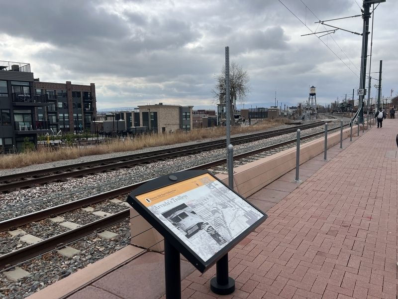 Arvada's Trolleys Marker image. Click for full size.