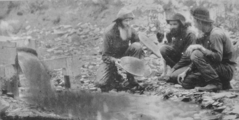 Marker detail: Gold Panning. Click for full size. Marker detail: Gold Panning image. Click for full size.