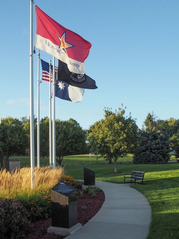 Vietnam War Marker (foreground) at the North St. Paul Veterans Memorial. Click for full size. Vietnam War Marker (foreground) at the North St. Paul Veterans Memorial image. Click for full size.