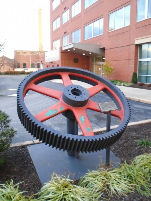 Caterpillar Tractor Company Gear and Marker. Click for full size. Caterpillar Tractor Company Gear and Marker image. Click for full size.