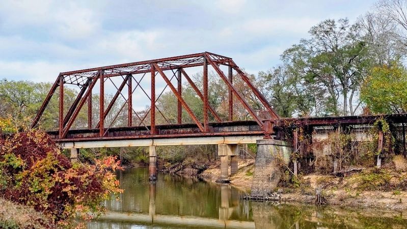 1897 Howe Truss Train Trestle image. Click for full size.