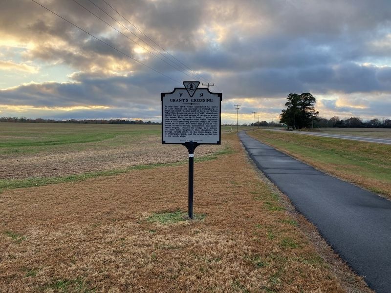 Grant's Crossing Marker image. Click for full size.