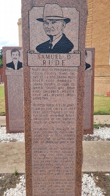 Samuel D. Rude Marker. Click for full size. Samuel D. Rude Marker image. Click for full size.