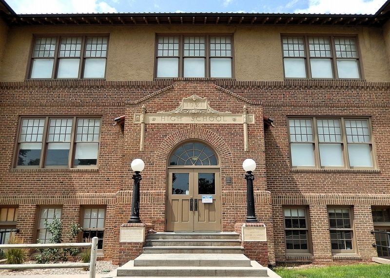 Ault High School Marker image. Click for full size.