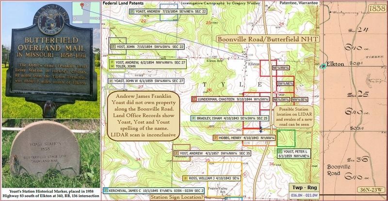 Butterfield Overland Mail in Missouri 1858-1861 Marker. Click for full size. Butterfield Overland Mail in Missouri 1858-1861 Marker image. Click for full size.