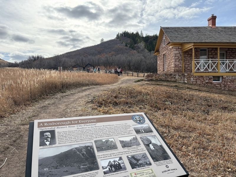 A Roxborough for Everyone Marker. Click for full size. A Roxborough for Everyone Marker image. Click for full size.