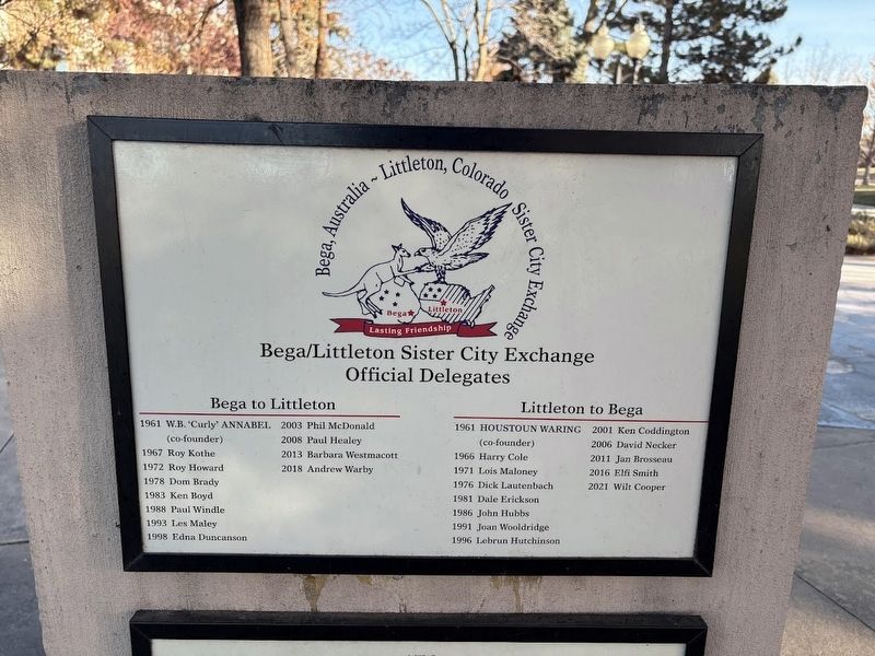 Bega/Littleton Sister City Exchange Official Delegates image. Click for full size.