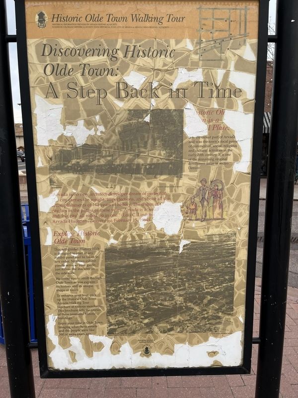 Discovering Historic Olde Town: A Step Back in Time Marker image. Click for full size.