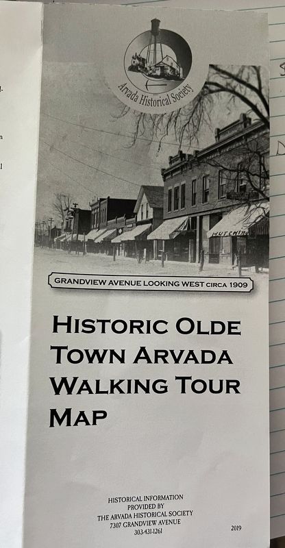 Olde Town Walking Tour Brochure image. Click for full size.