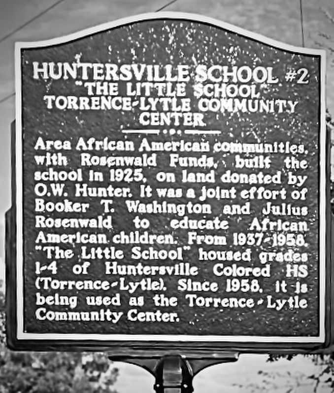 Huntersville School #2 Marker image. Click for full size.