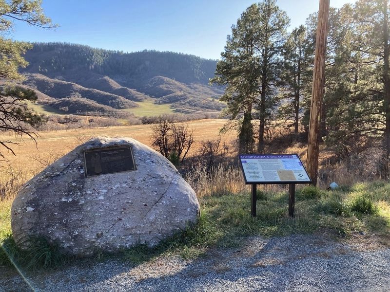 Dominguez - Escalante Expedition Marker. Click for full size. Dominguez - Escalante Expedition Marker image. Click for full size.