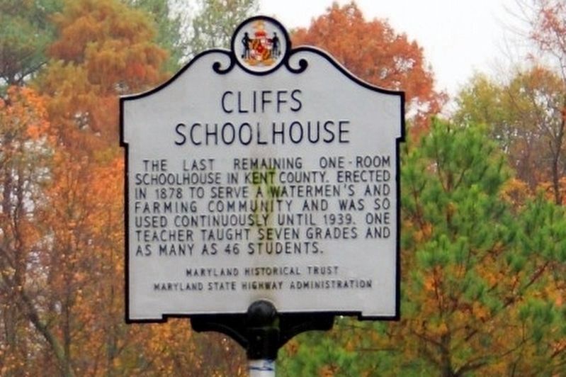 Cliffs Schoolhouse Marker. Click for full size. Cliffs Schoolhouse Marker image. Click for full size.