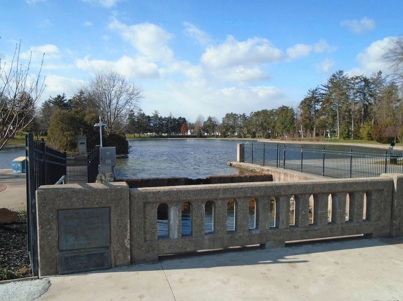 Kiwanis Lake Water Control Bicentennial Commemorative Project Markers. Click for full size. Kiwanis Lake Water Control Bicentennial Commemorative Project Markers image. Click for full size.