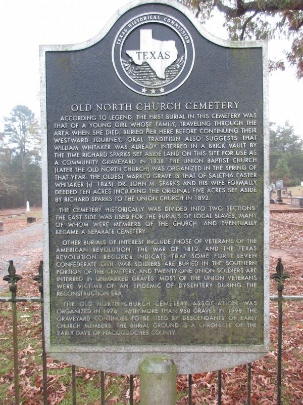 Old North Church Cemetery Marker image. Click for full size.