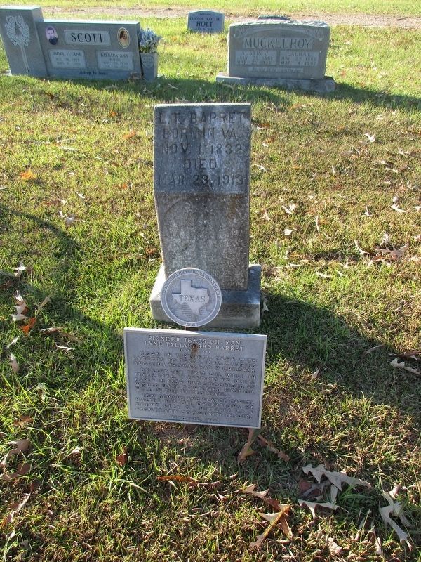 Pioneer Texas Oil Man Marker. Click for full size. Pioneer Texas Oil Man Marker image. Click for full size.