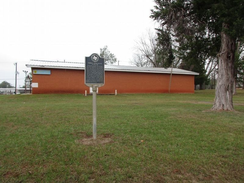 Terrell Lodge No. 83 A.F. & A.M. and marker image. Click for full size.