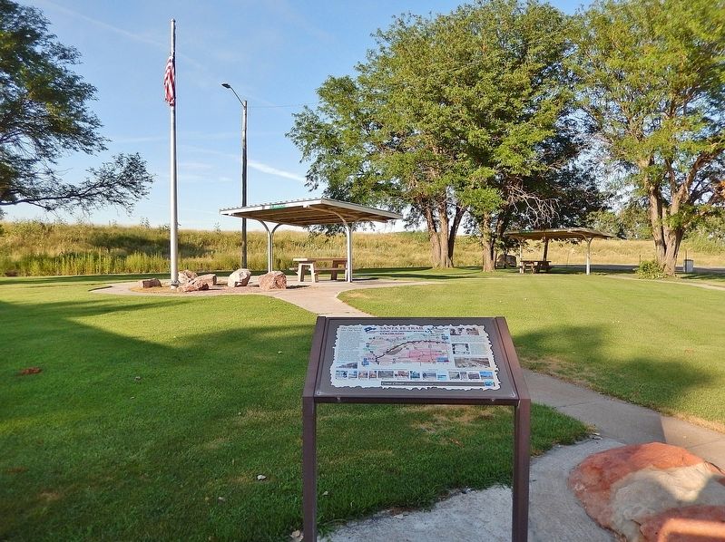 Santa Fe Trail Scenic and Historic Byway Marker image. Click for full size.