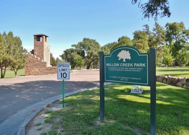 Willow Creek Park Entrance image. Click for full size.