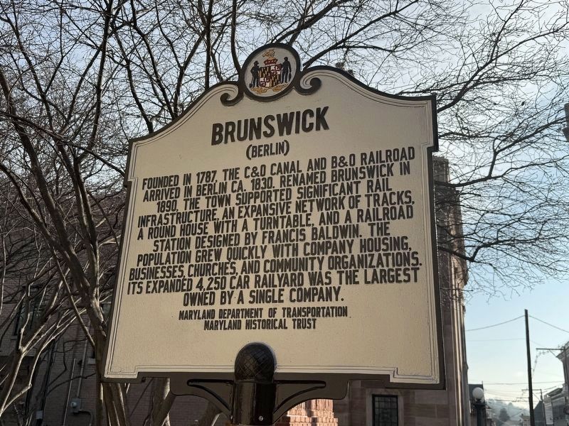 Brunswick Marker. Click for full size. Brunswick Marker image. Click for full size.