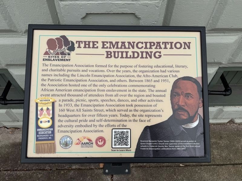 The Emancipation Building Marker image. Click for full size.