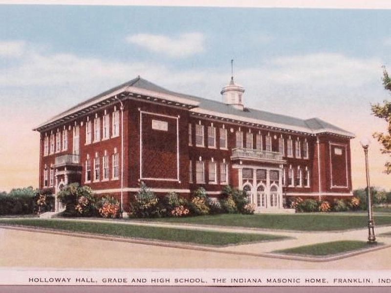 Holloway Hall Postcard image. Click for full size.