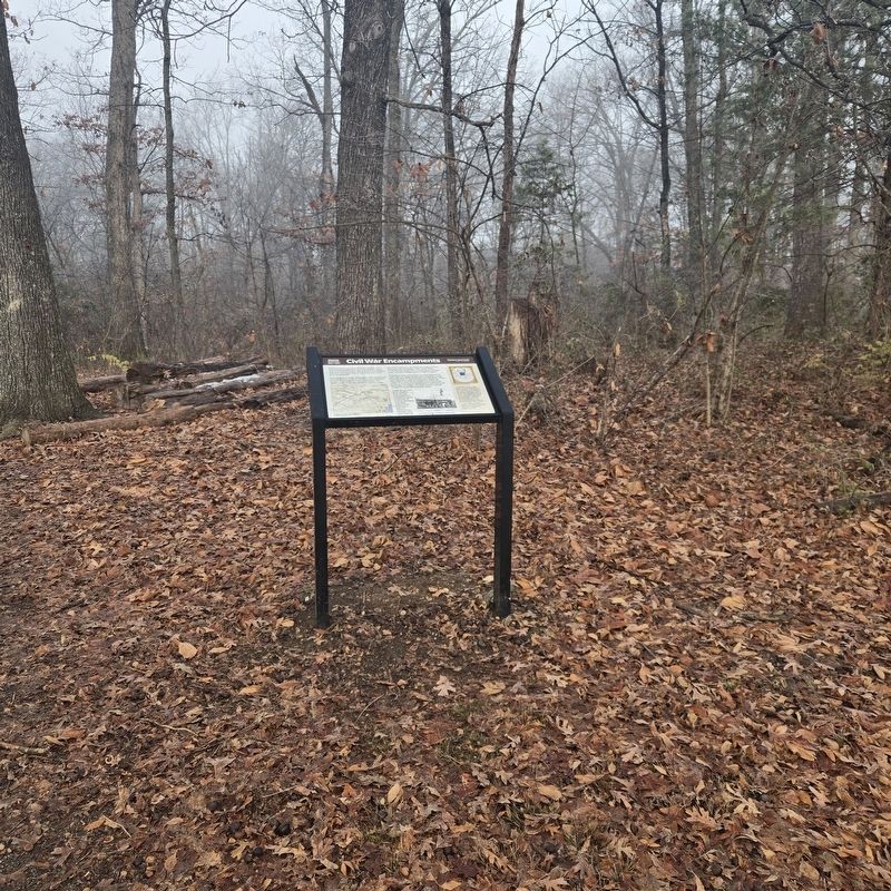 Civil War Encampments Marker image. Click for full size.