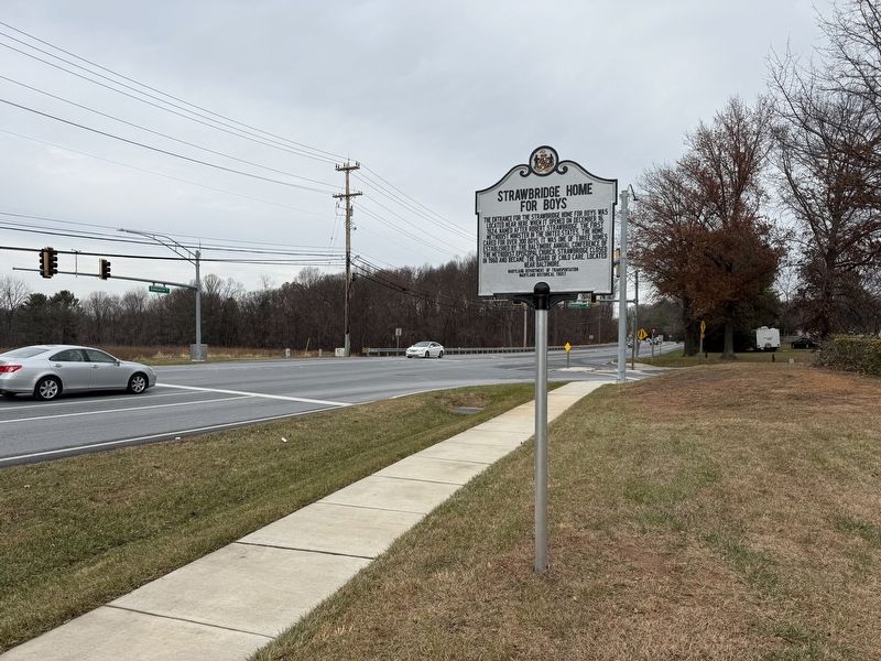 Strawbridge Home for Boys Marker. Click for full size. Strawbridge Home for Boys Marker image. Click for full size.