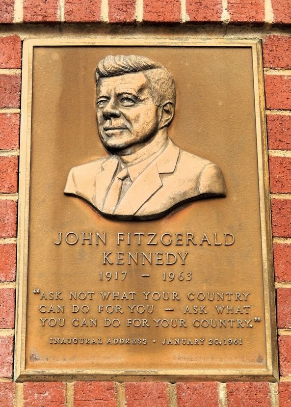 John Fitzgerald Kennedy Marker image. Click for full size.