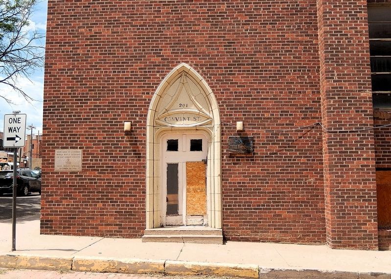 Dedicated to Catholic World War II Veterans of Las Animas County image. Click for full size.