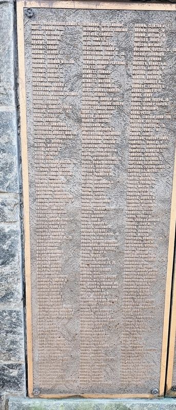 Wall of Honor (Panel One). Click for full size. Wall of Honor (Panel One) image. Click for full size.