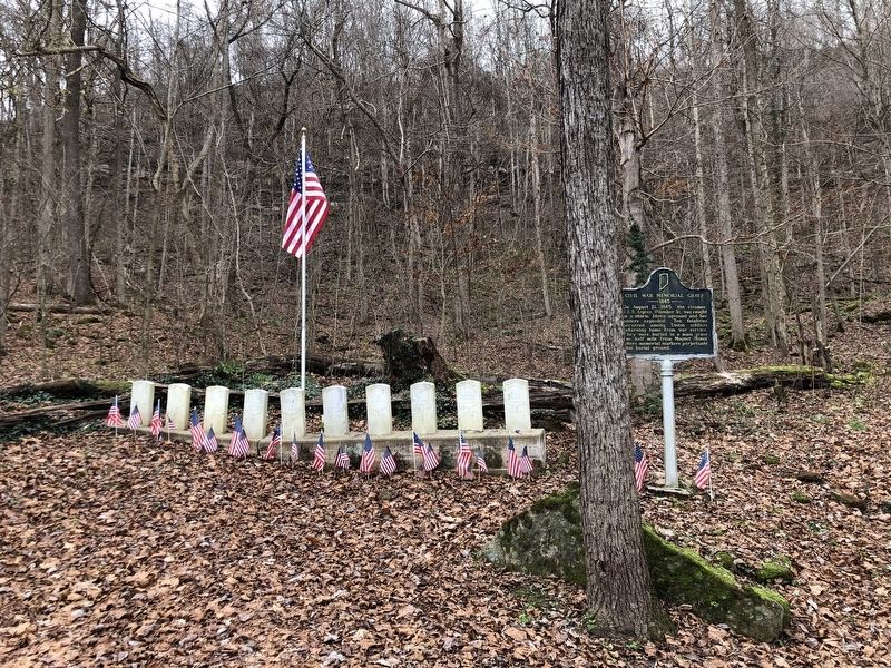 Civil War Memorial Grave Marker. Click for full size. Civil War Memorial Grave Marker image. Click for full size.