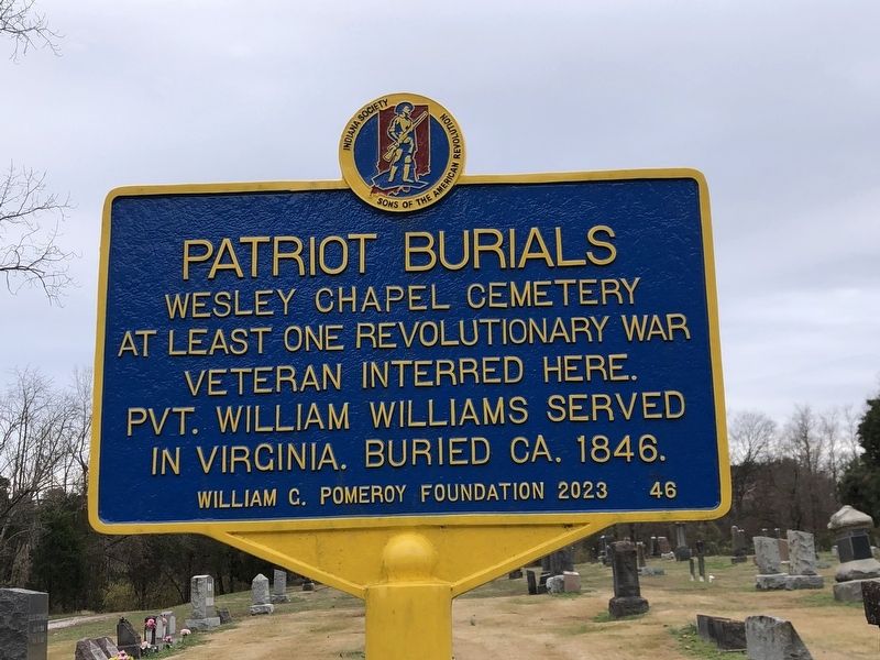 Patriot Burials Marker image. Click for full size.