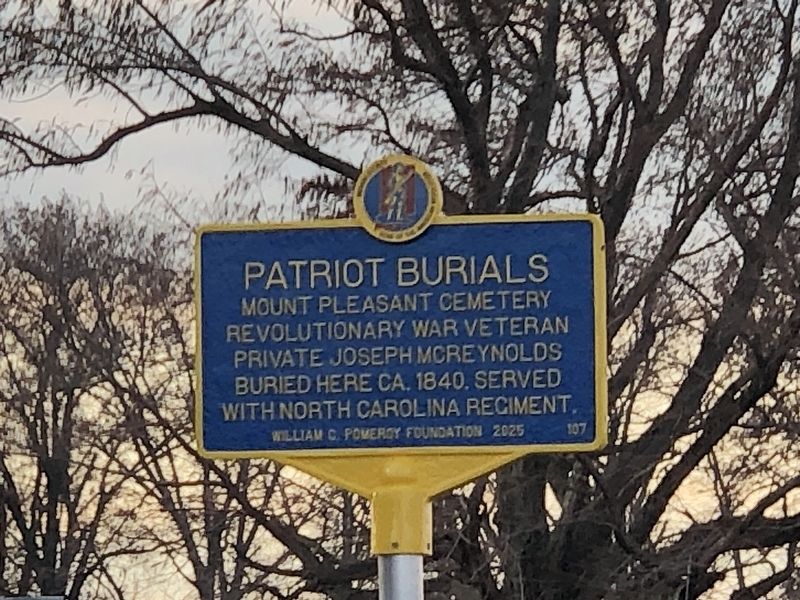 Patriot Burials Marker. Click for full size. Patriot Burials Marker image. Click for full size.