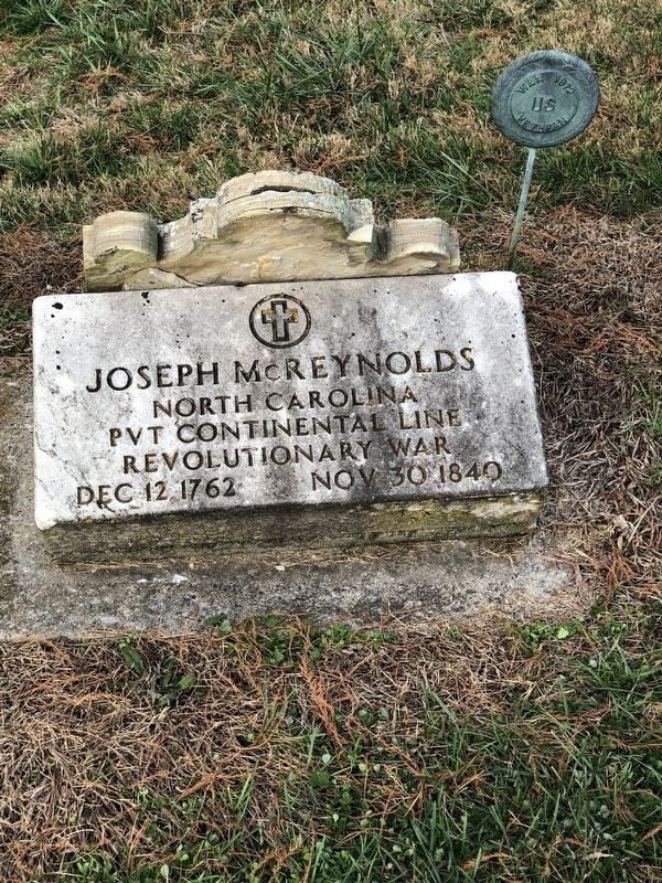 Joseph McReynolds Gravesite. Click for full size. Joseph McReynolds Gravesite image. Click for full size.