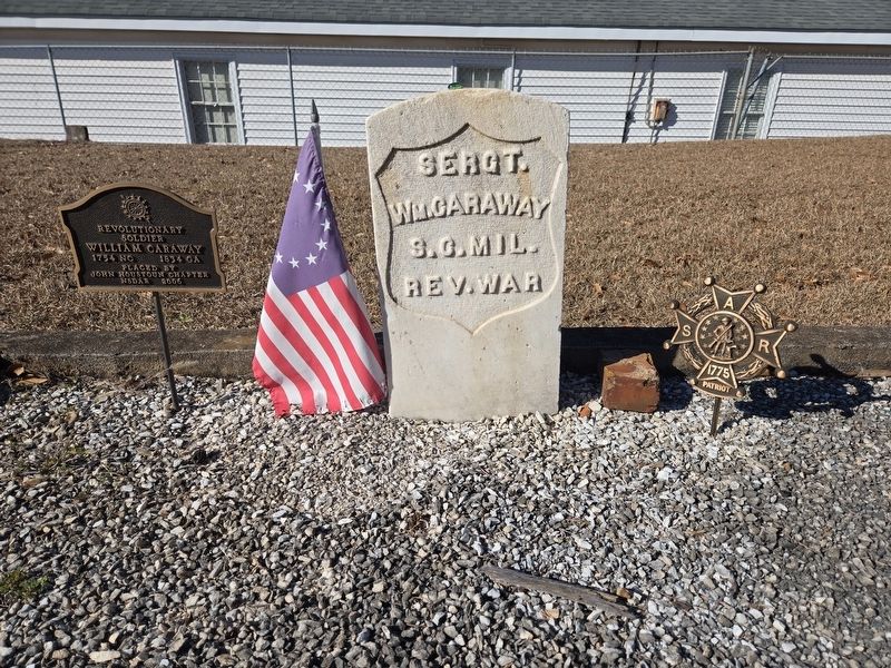 William Carraway Marker and gravesite near Grace Primitive Baptist Church. Click for full size. William Carraway Marker and gravesite near Grace Primitive Baptist Church image. Click for full size.