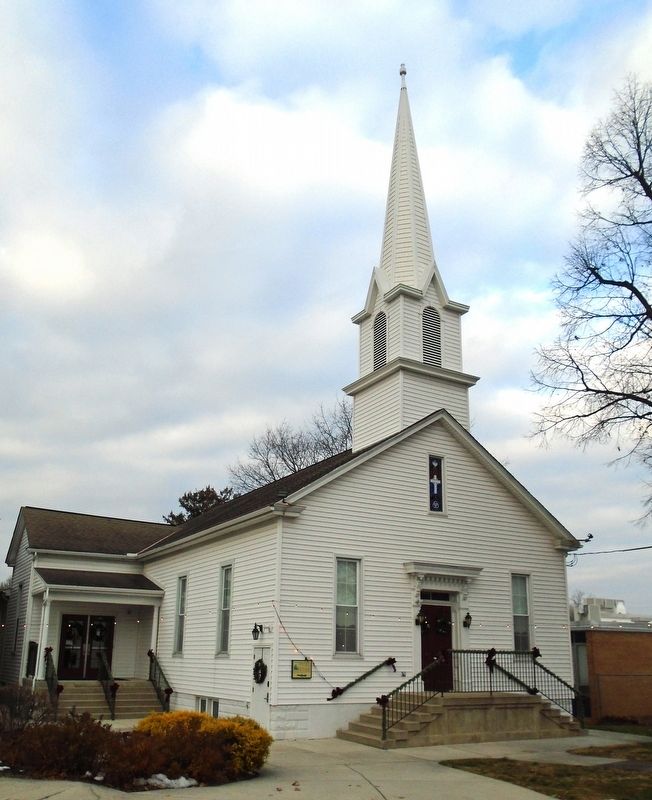 First Church of God and Marker. Click for full size. First Church of God and Marker image. Click for full size.